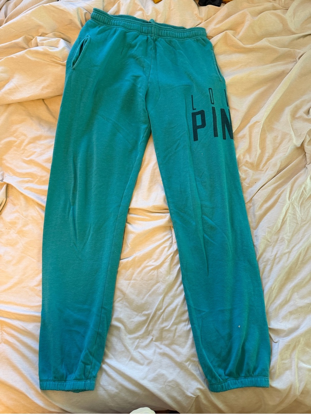 PINK Victoria's Secret Teal Lounge Pants